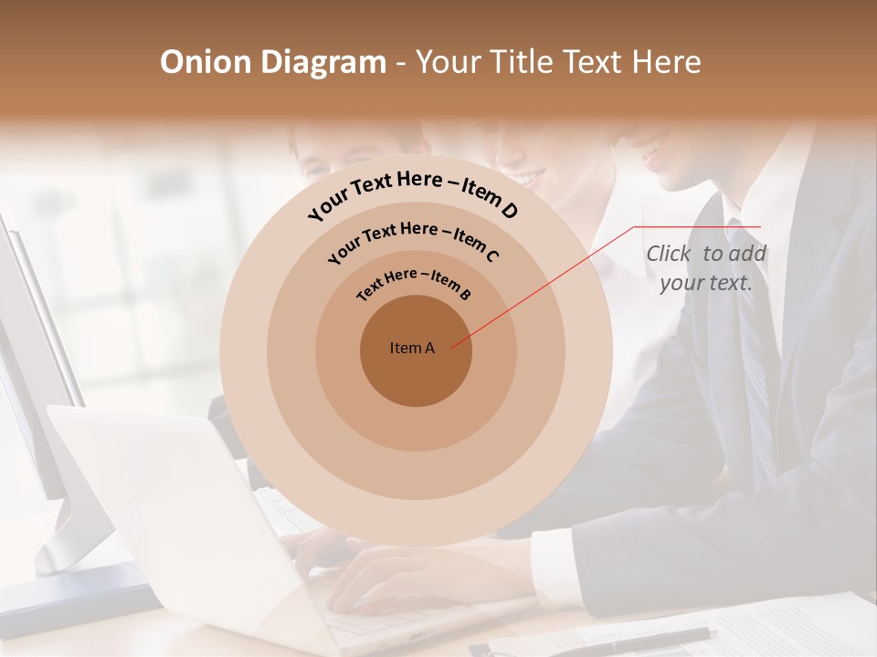 Report Pen Suit PowerPoint Template