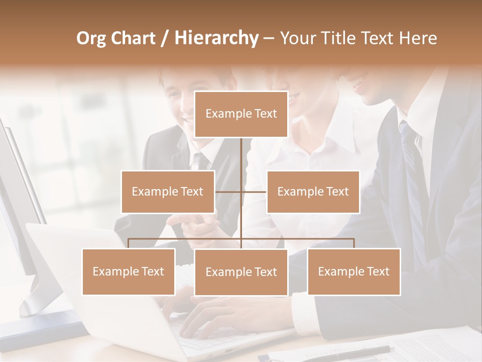 Report Pen Suit PowerPoint Template