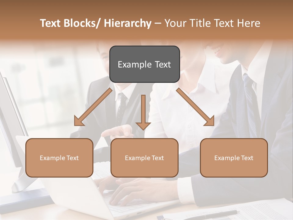 Report Pen Suit PowerPoint Template