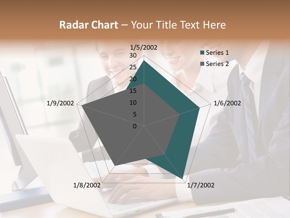 Report Pen Suit PowerPoint Template