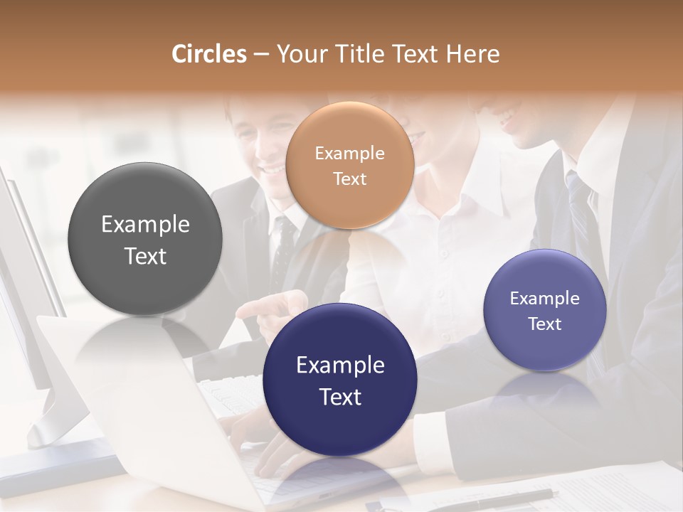 Report Pen Suit PowerPoint Template