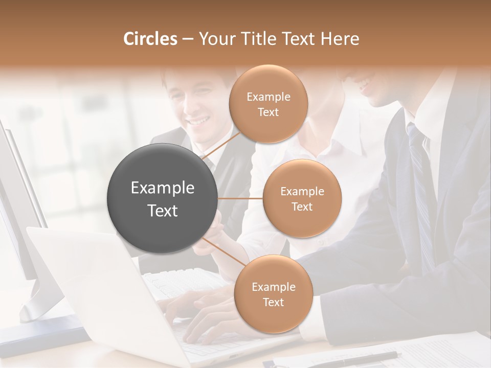 Report Pen Suit PowerPoint Template