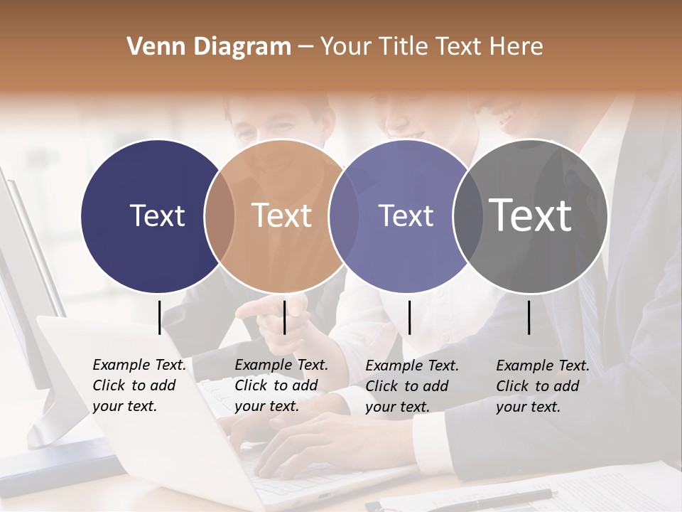 Report Pen Suit PowerPoint Template
