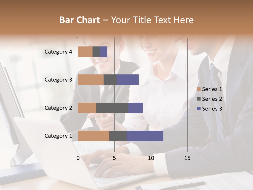 Report Pen Suit PowerPoint Template