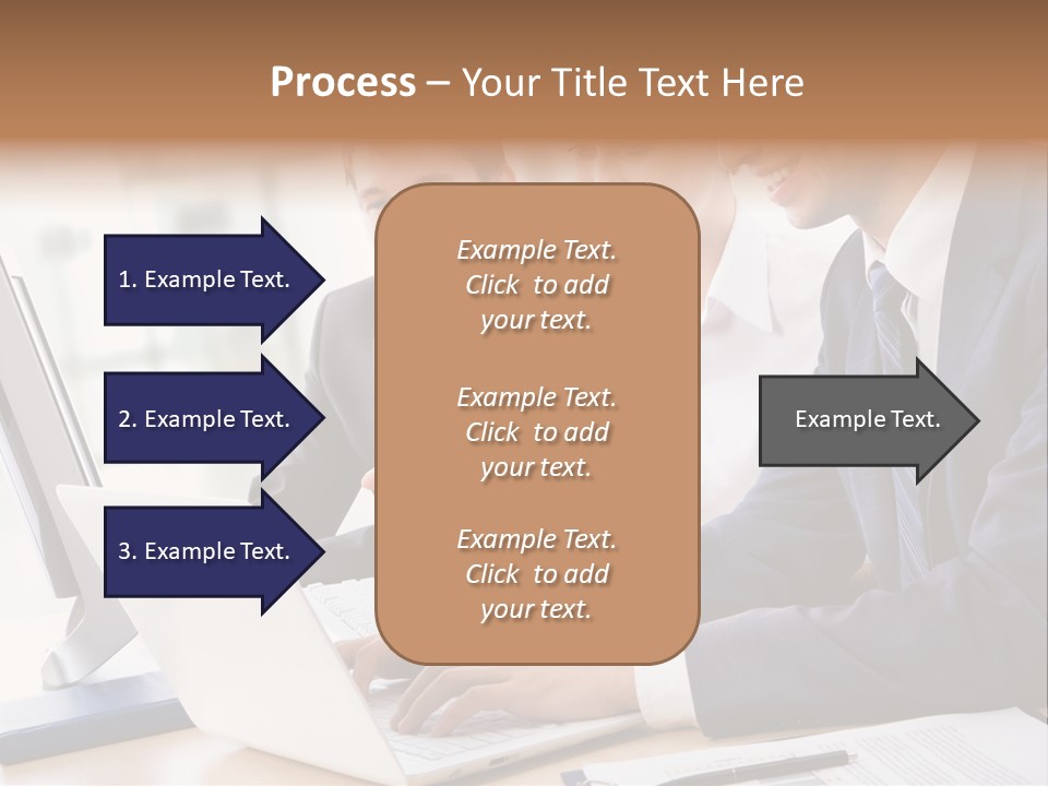 Report Pen Suit PowerPoint Template