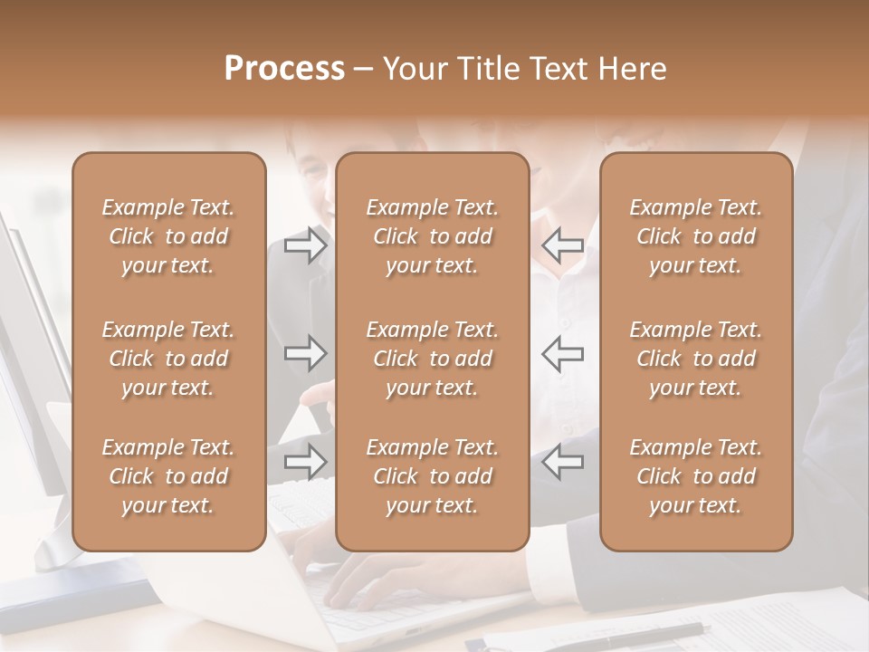 Report Pen Suit PowerPoint Template