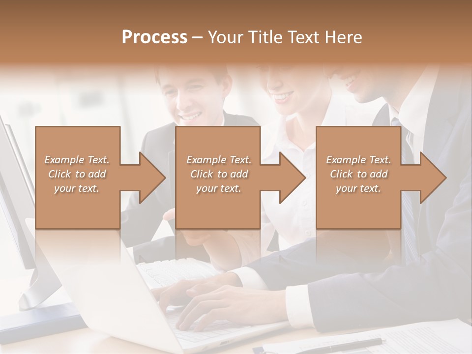 Report Pen Suit PowerPoint Template