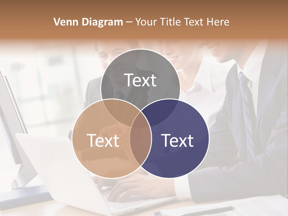 Report Pen Suit PowerPoint Template