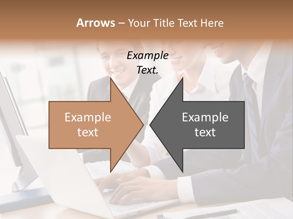 Report Pen Suit PowerPoint Template