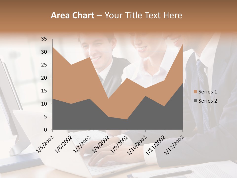 Report Pen Suit PowerPoint Template
