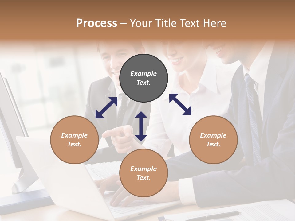 Report Pen Suit PowerPoint Template