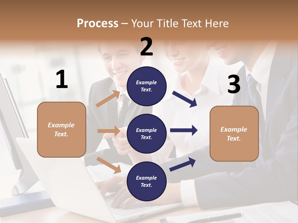 Report Pen Suit PowerPoint Template
