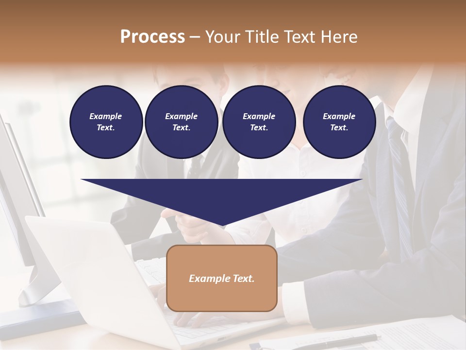 Report Pen Suit PowerPoint Template
