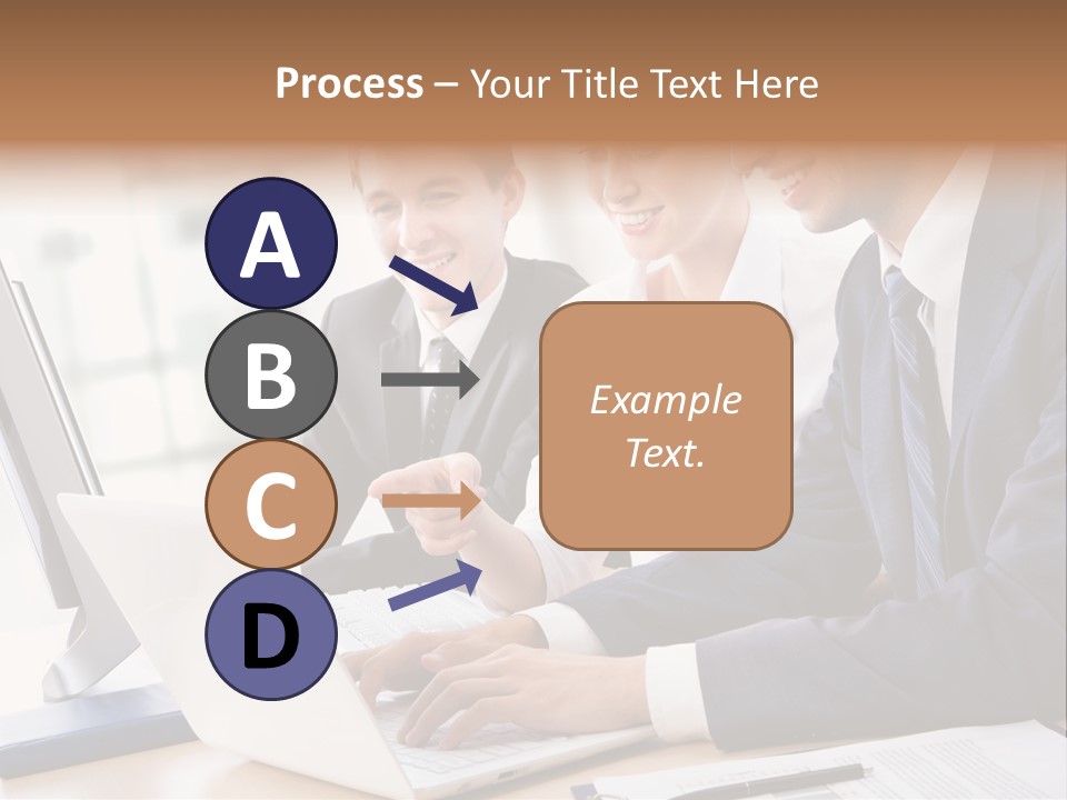 Report Pen Suit PowerPoint Template