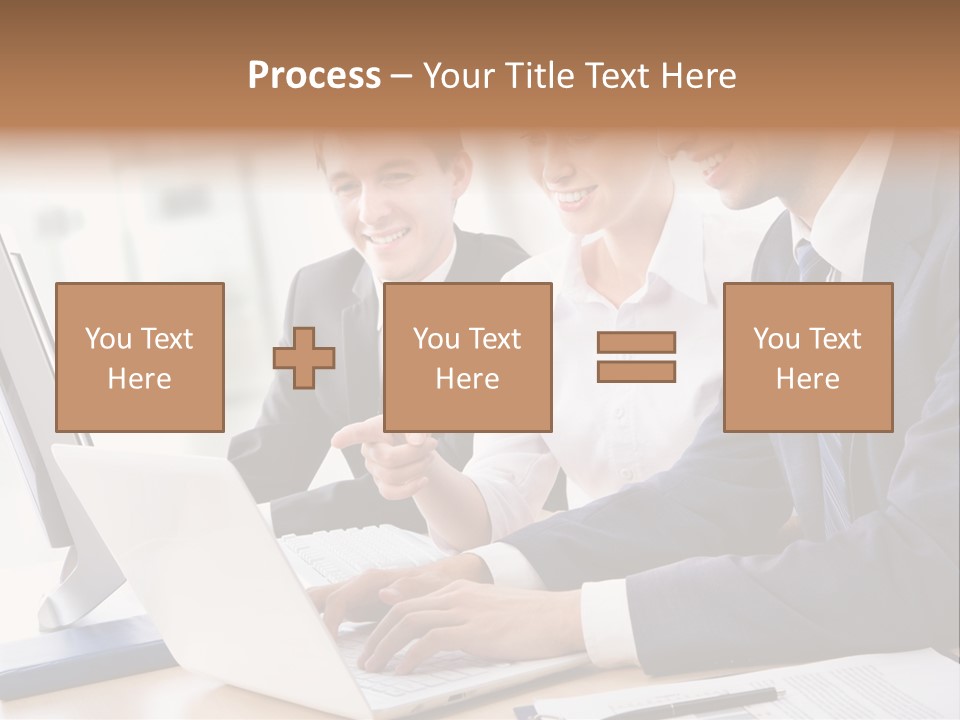 Report Pen Suit PowerPoint Template