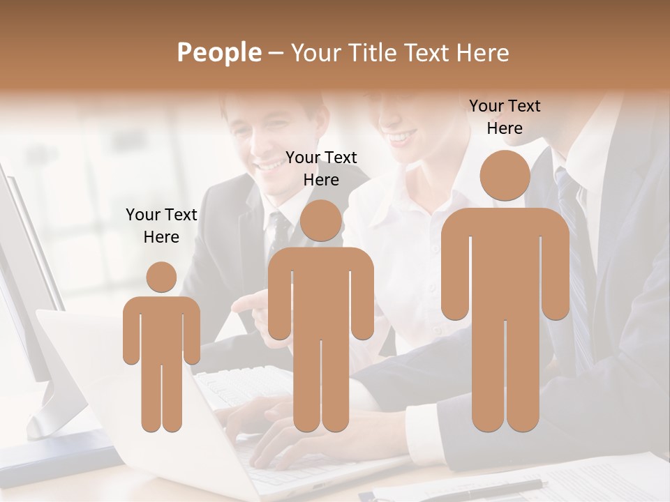 Report Pen Suit PowerPoint Template