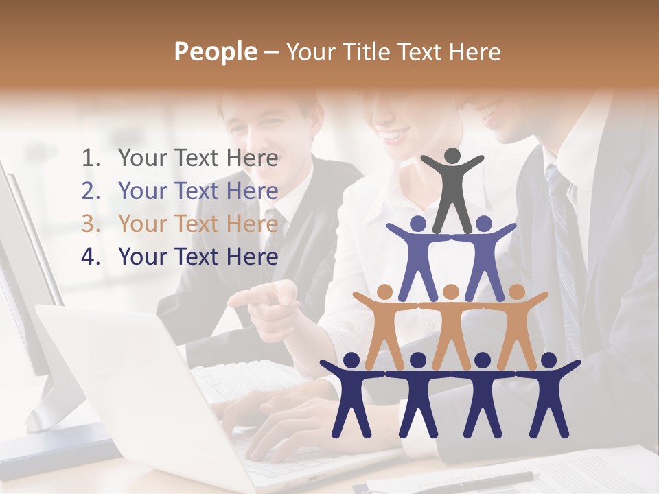 Report Pen Suit PowerPoint Template