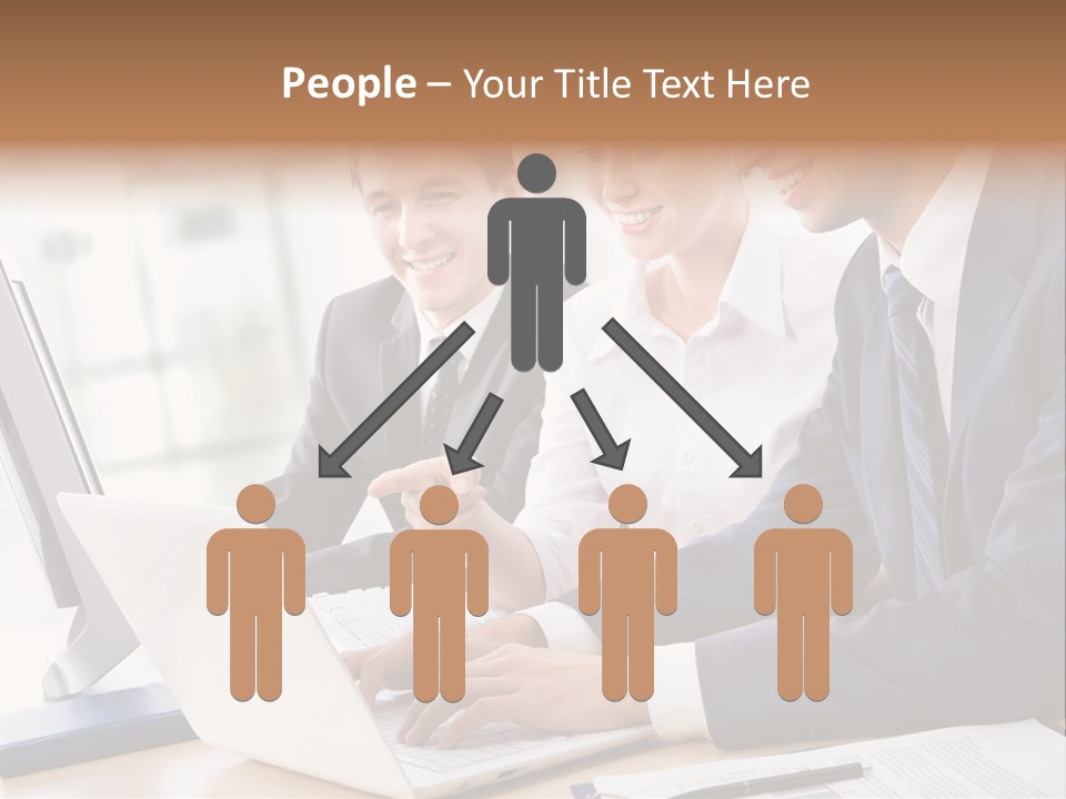 Report Pen Suit PowerPoint Template