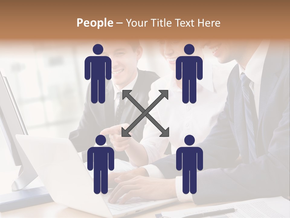 Report Pen Suit PowerPoint Template