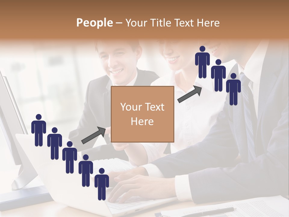 Report Pen Suit PowerPoint Template