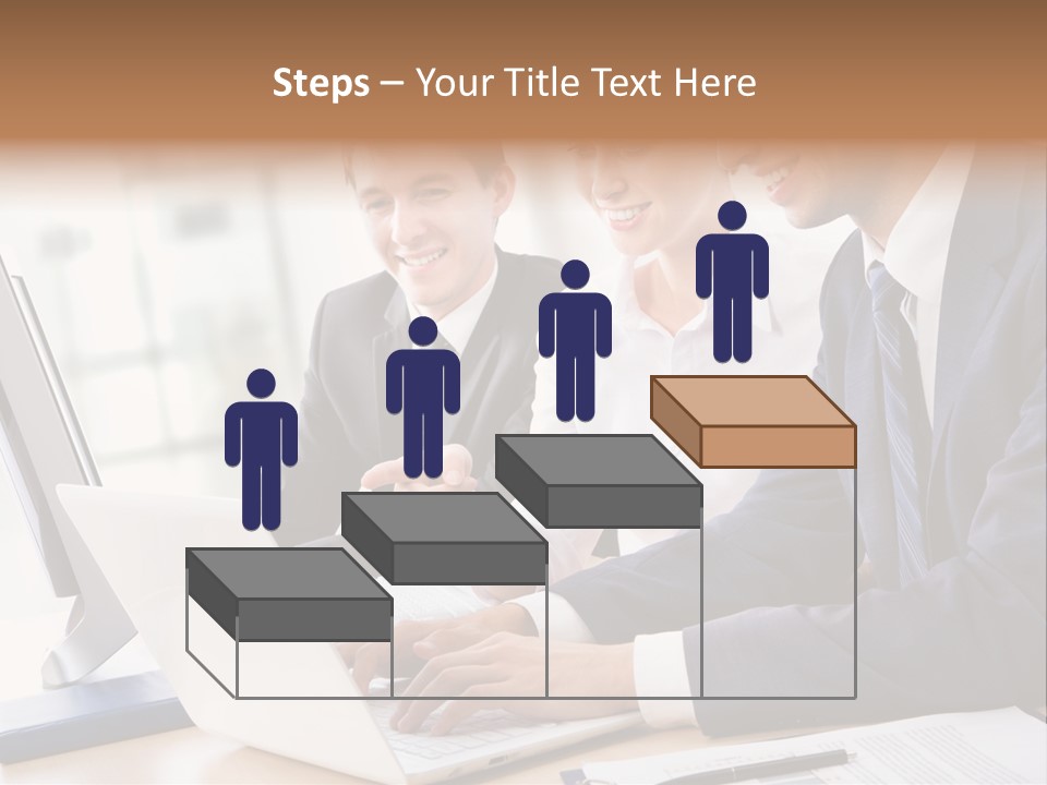 Report Pen Suit PowerPoint Template