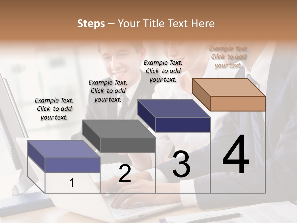 Report Pen Suit PowerPoint Template