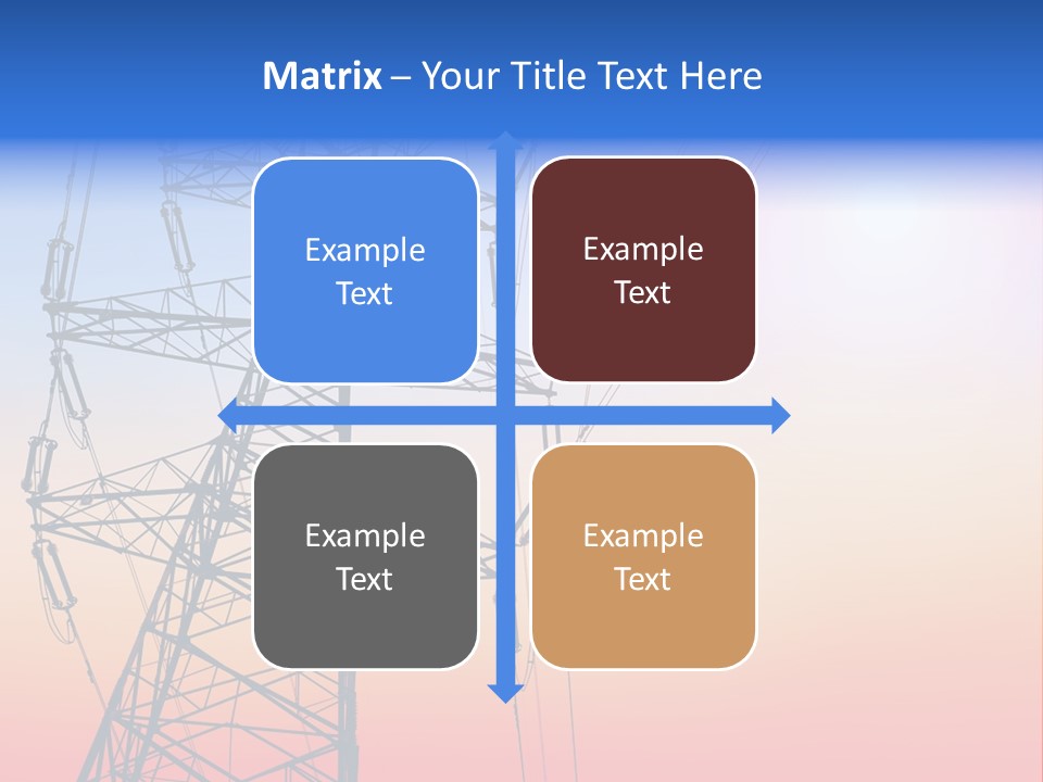 Transmission Voltage Station PowerPoint Template