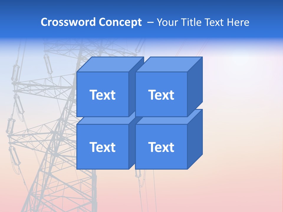 Transmission Voltage Station PowerPoint Template