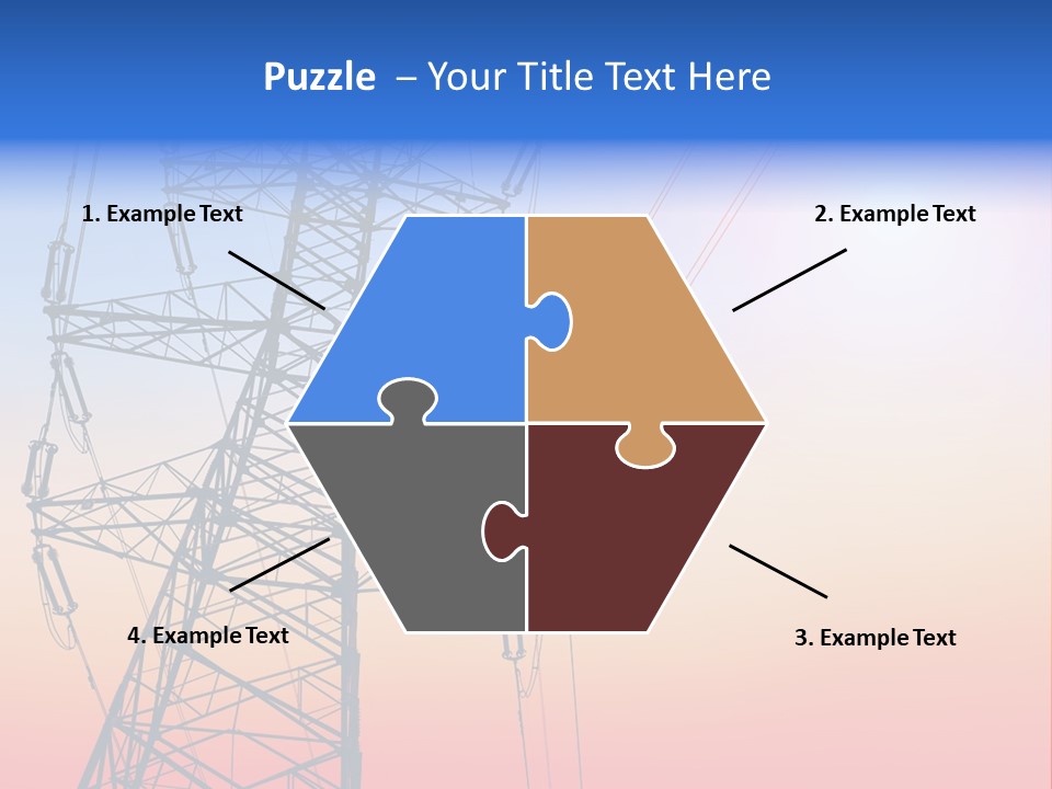 Transmission Voltage Station PowerPoint Template