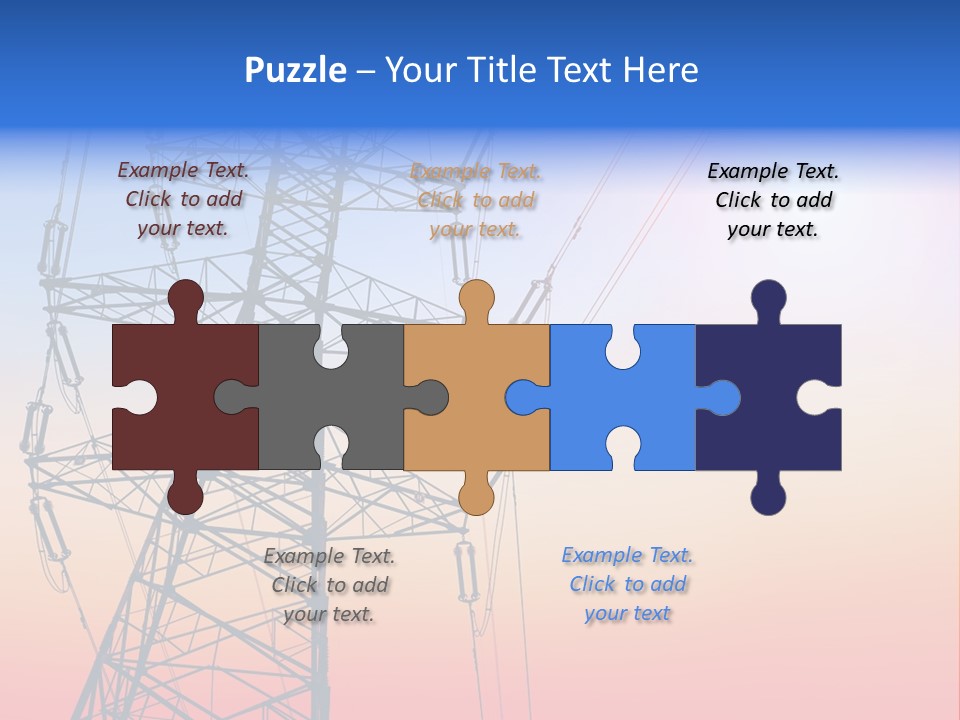 Transmission Voltage Station PowerPoint Template