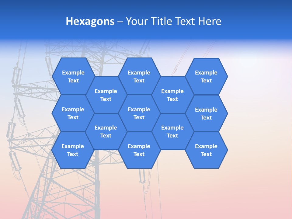 Transmission Voltage Station PowerPoint Template