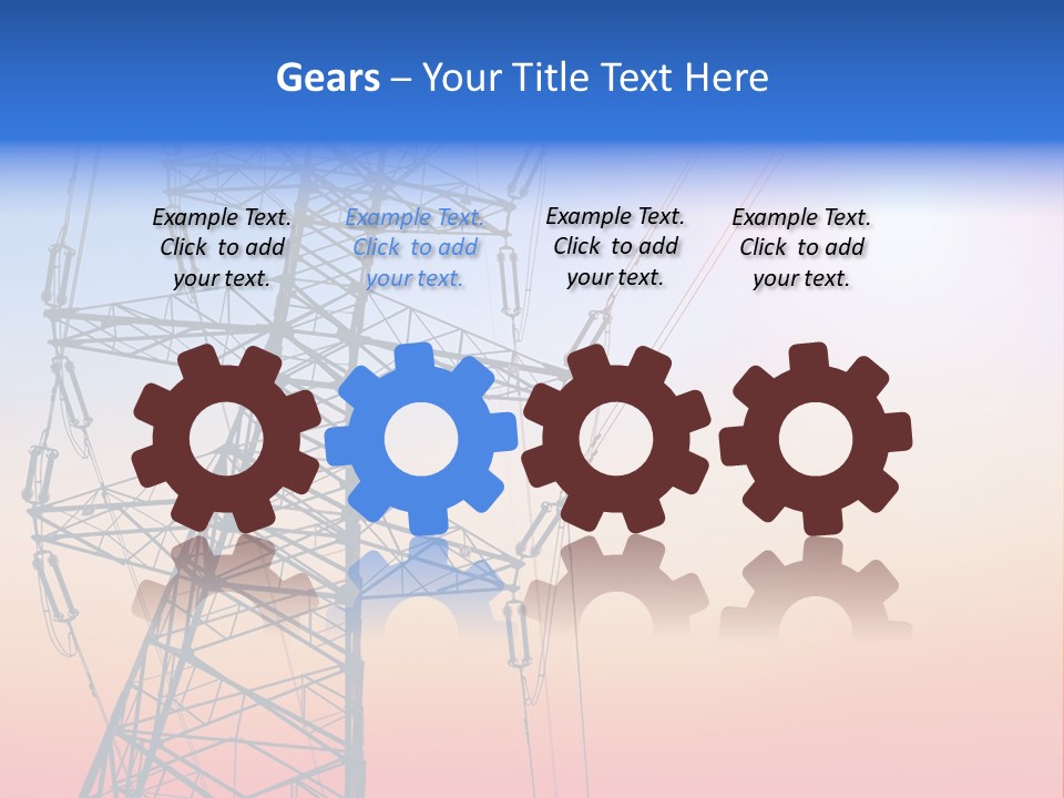 Transmission Voltage Station PowerPoint Template