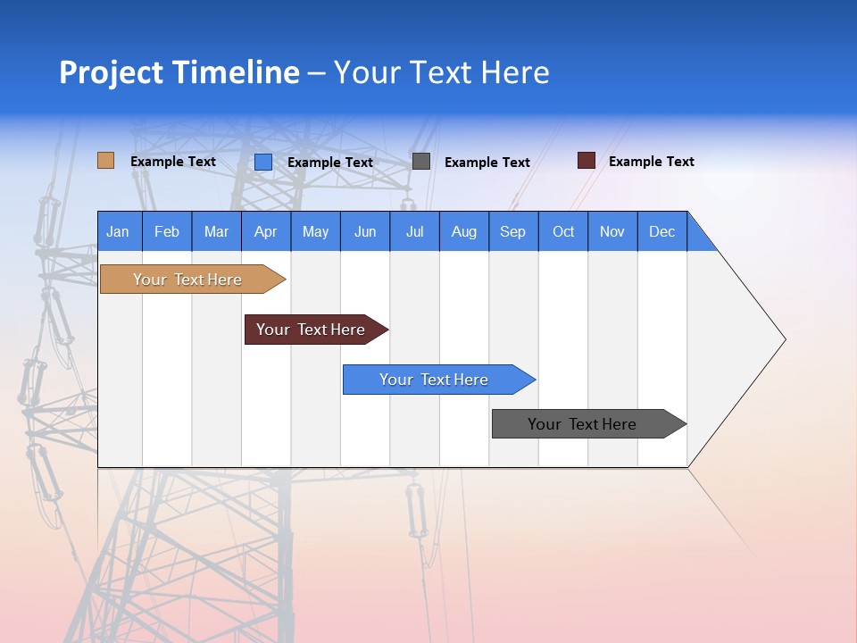 Transmission Voltage Station PowerPoint Template