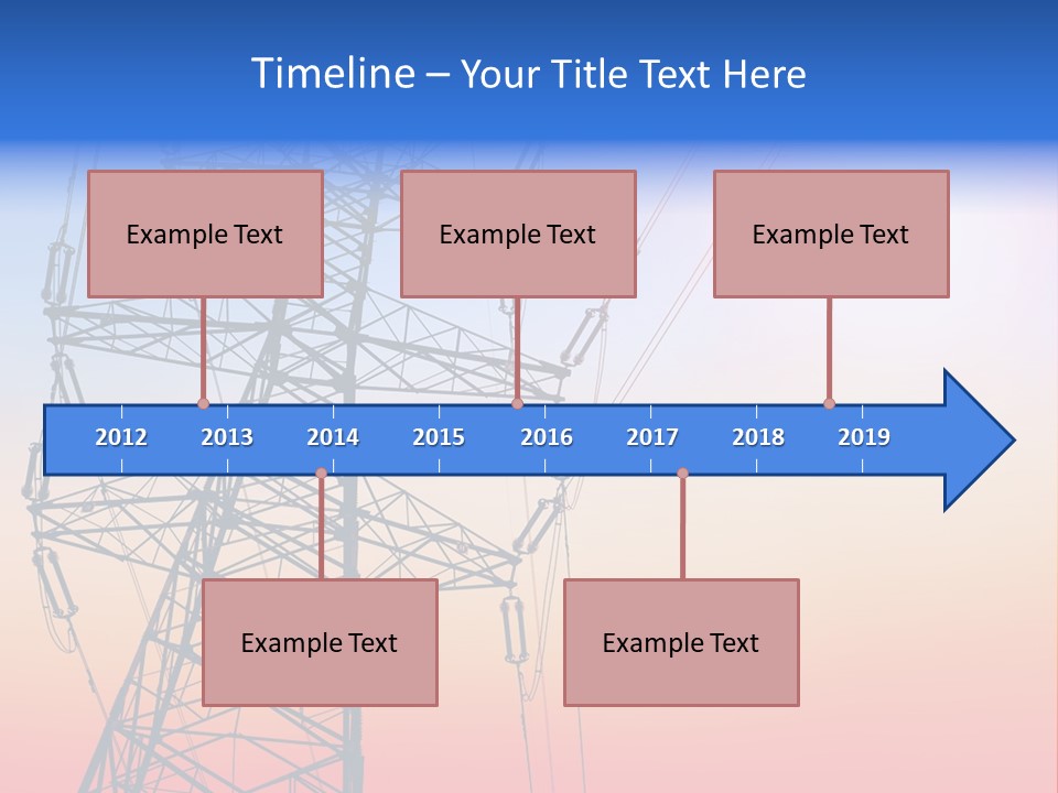 Transmission Voltage Station PowerPoint Template