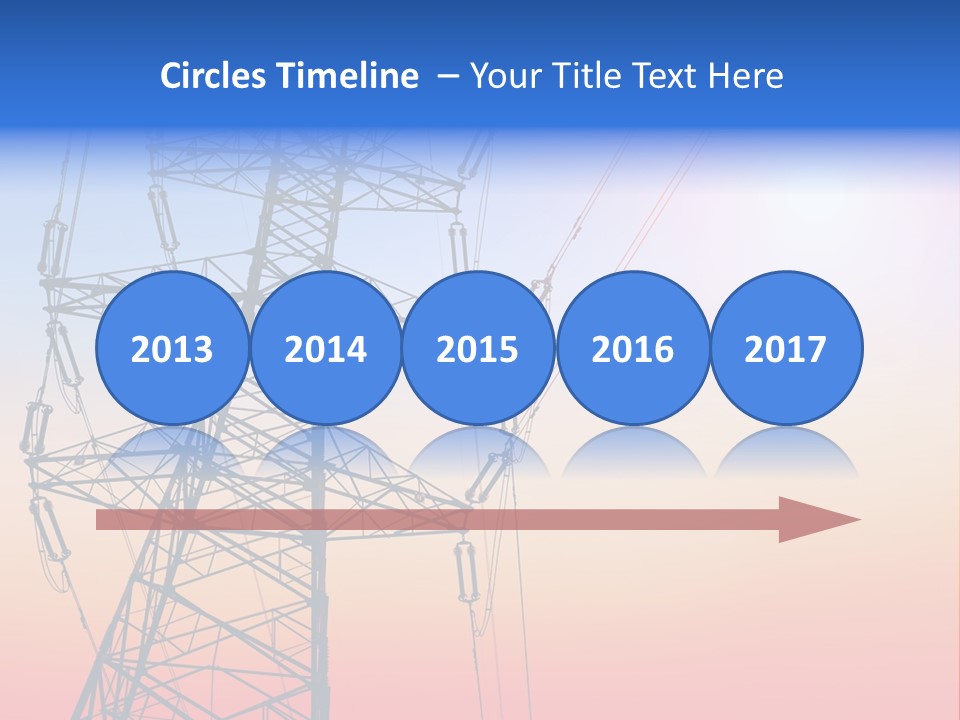 Transmission Voltage Station PowerPoint Template