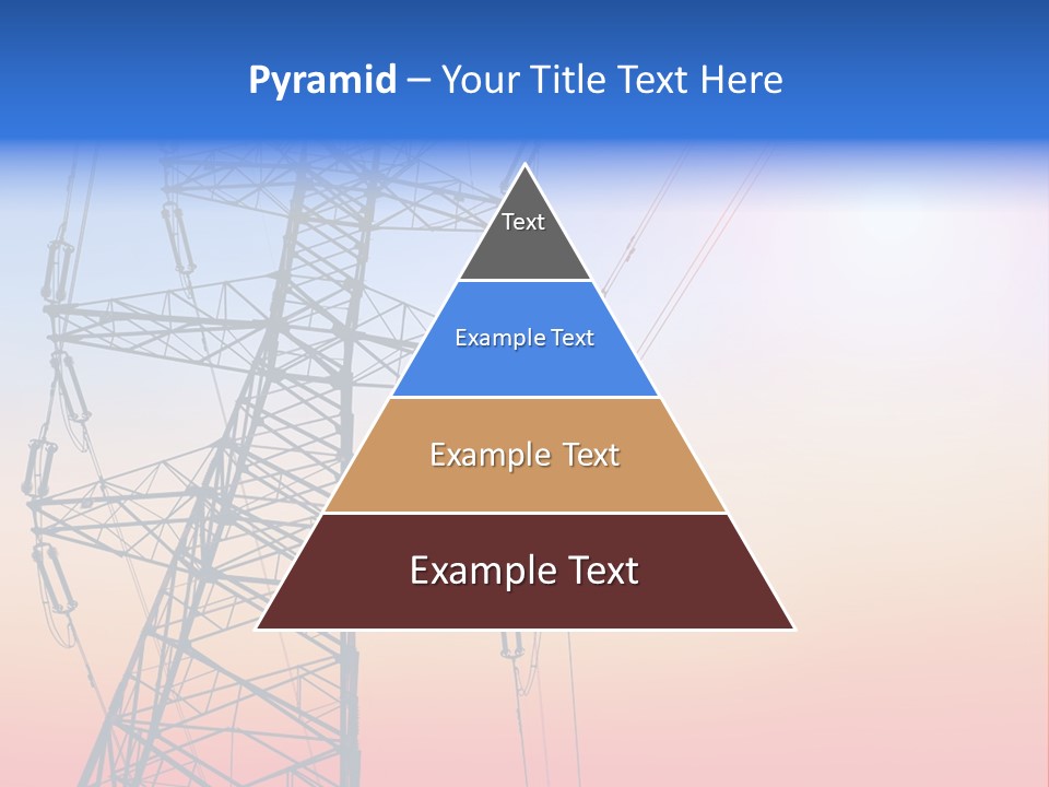 Transmission Voltage Station PowerPoint Template
