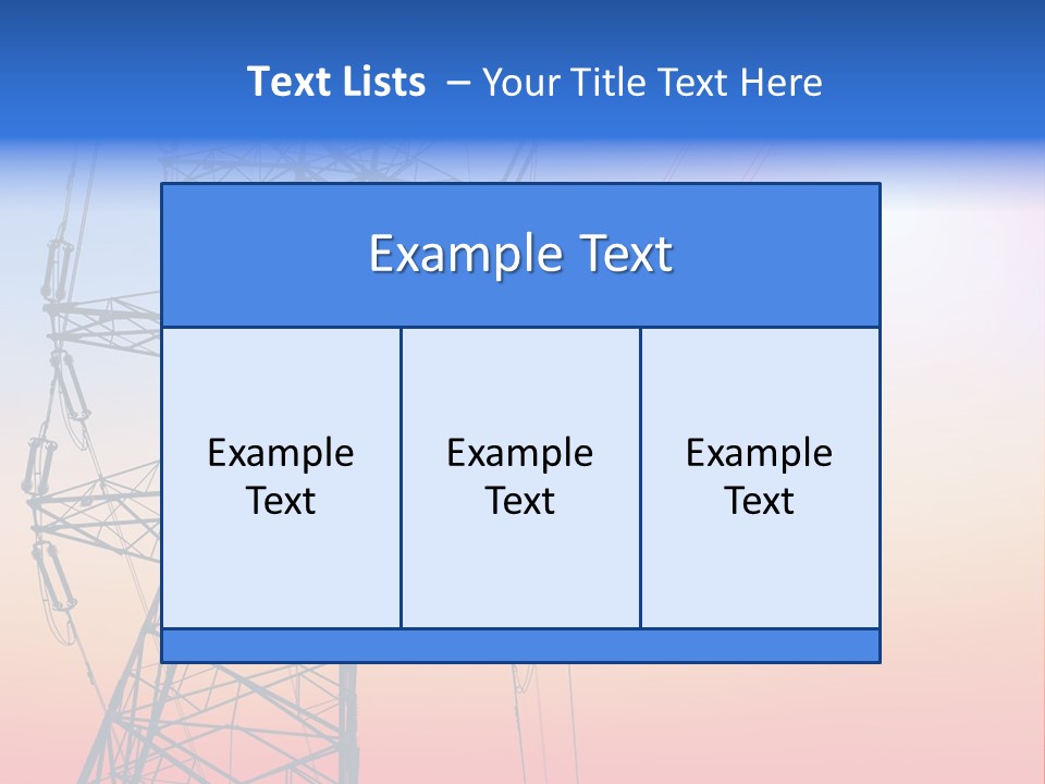 Transmission Voltage Station PowerPoint Template