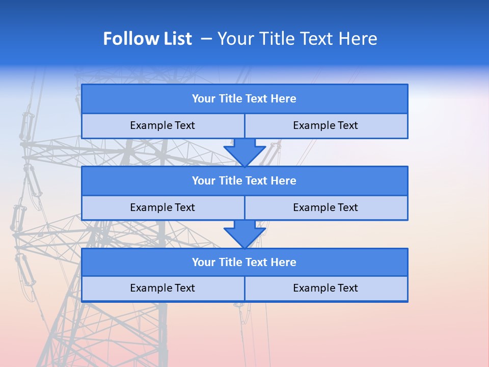 Transmission Voltage Station PowerPoint Template