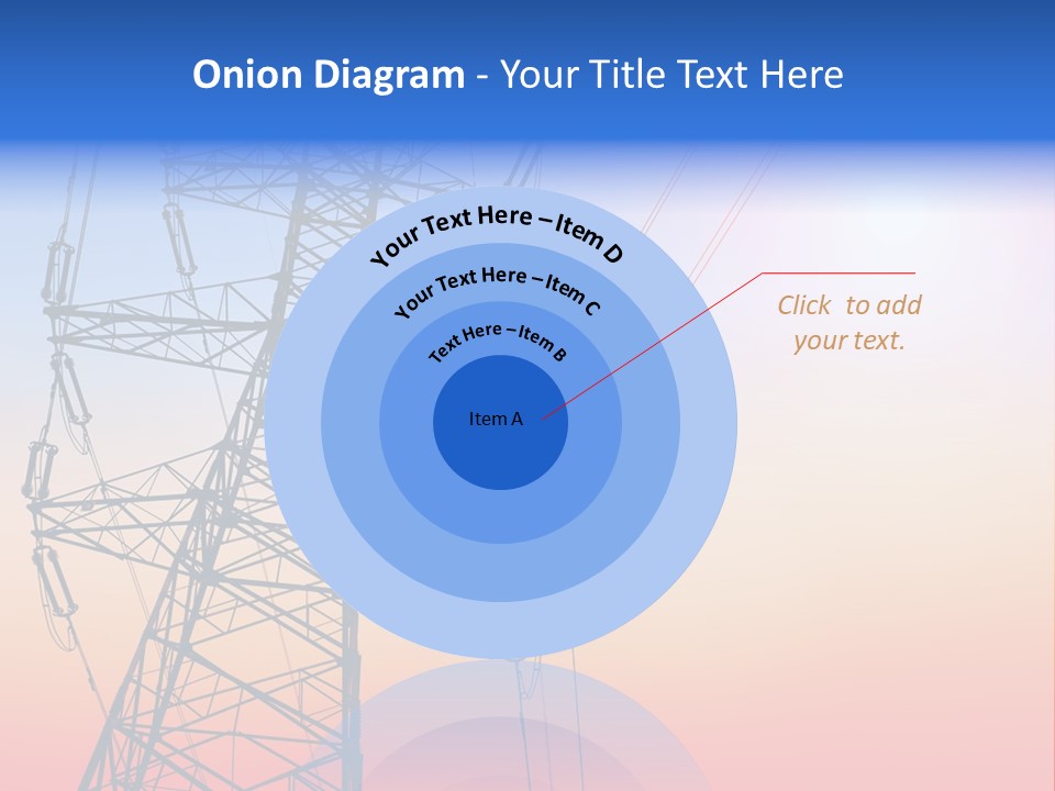 Transmission Voltage Station PowerPoint Template