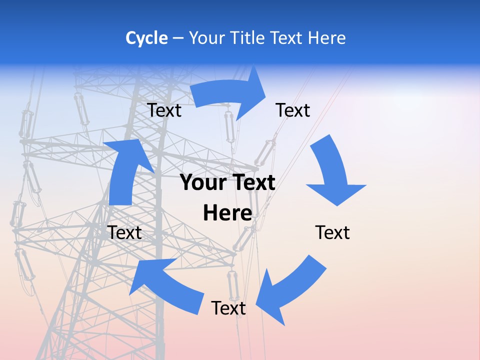 Transmission Voltage Station PowerPoint Template
