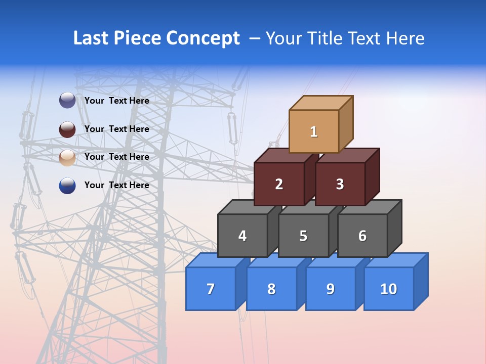 Transmission Voltage Station PowerPoint Template