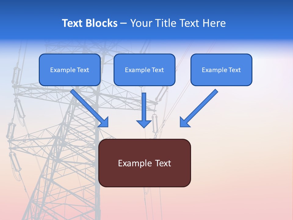 Transmission Voltage Station PowerPoint Template
