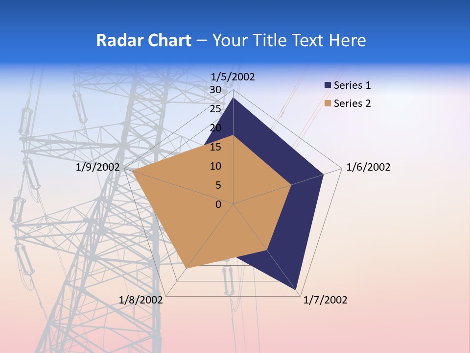 Transmission Voltage Station PowerPoint Template