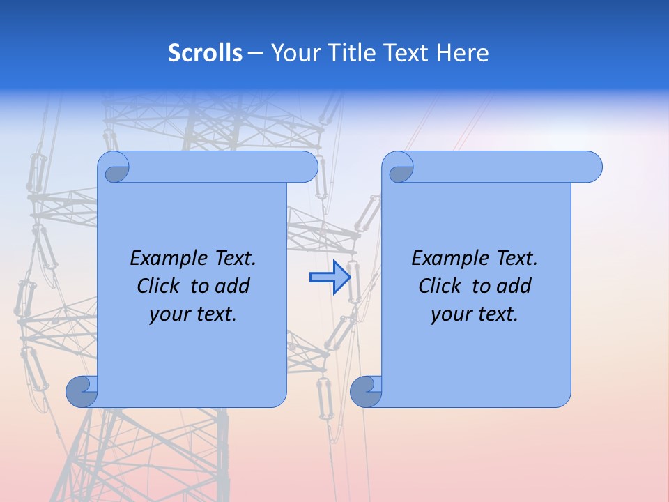 Transmission Voltage Station PowerPoint Template