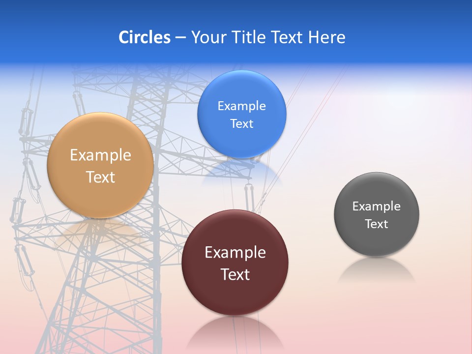Transmission Voltage Station PowerPoint Template