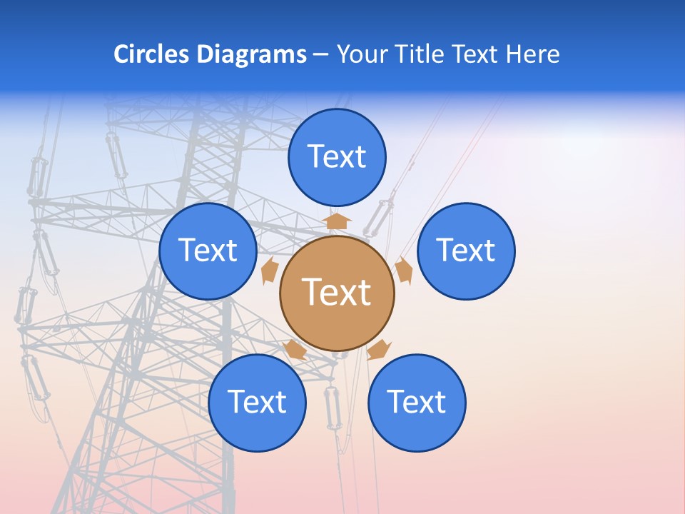 Transmission Voltage Station PowerPoint Template