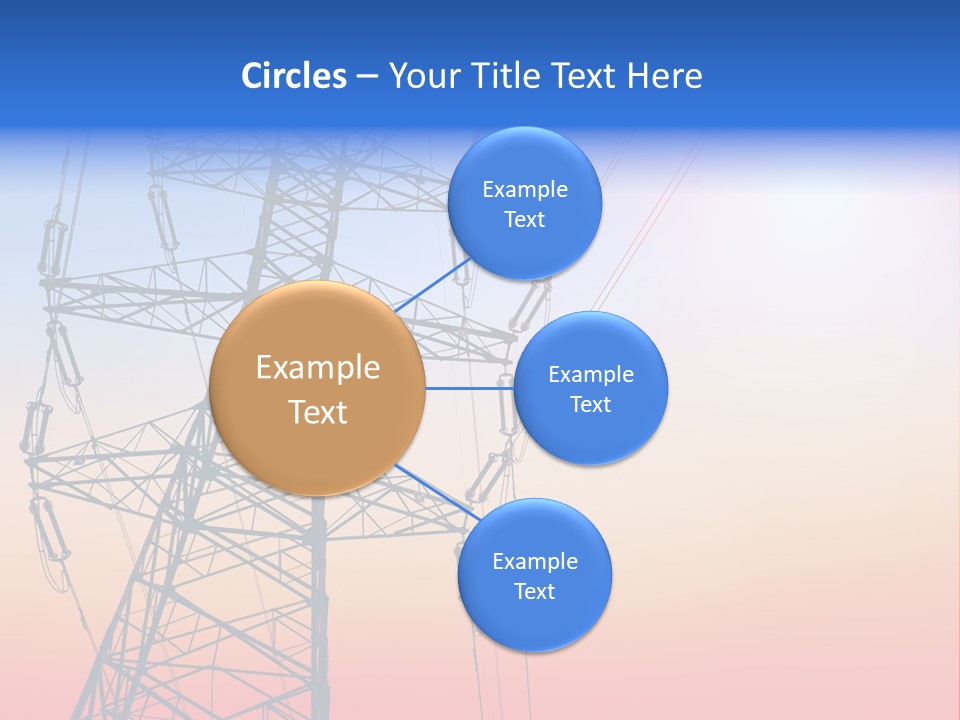 Transmission Voltage Station PowerPoint Template
