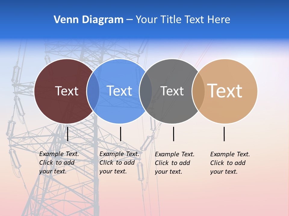 Transmission Voltage Station PowerPoint Template