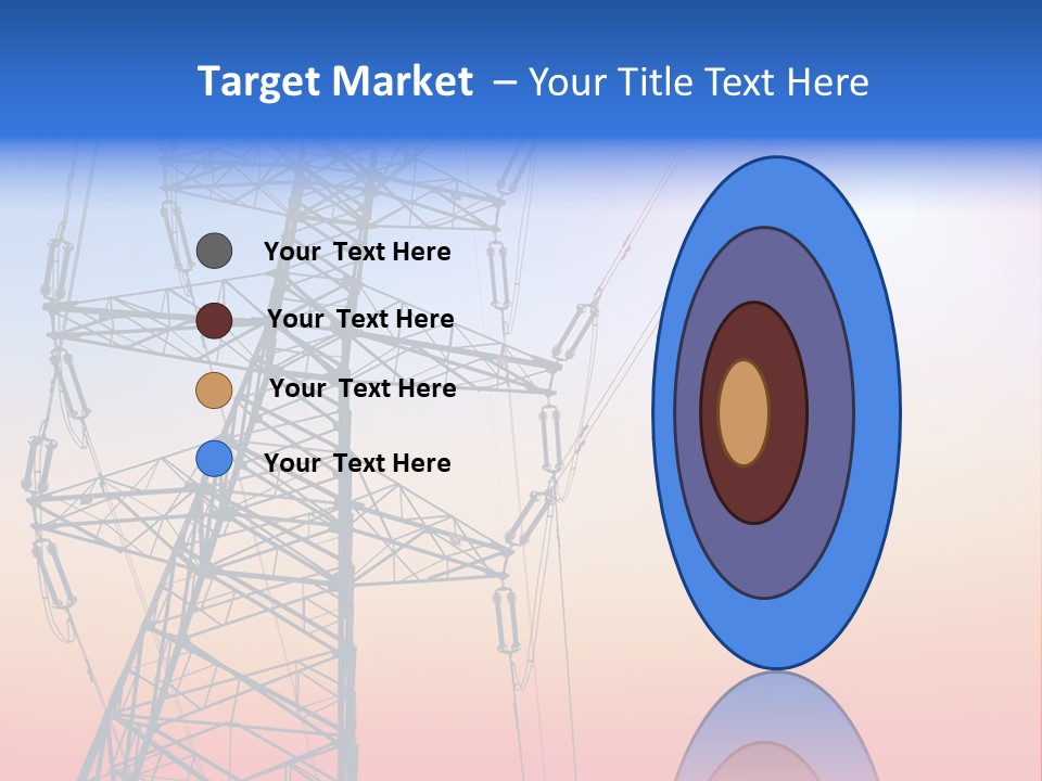 Transmission Voltage Station PowerPoint Template