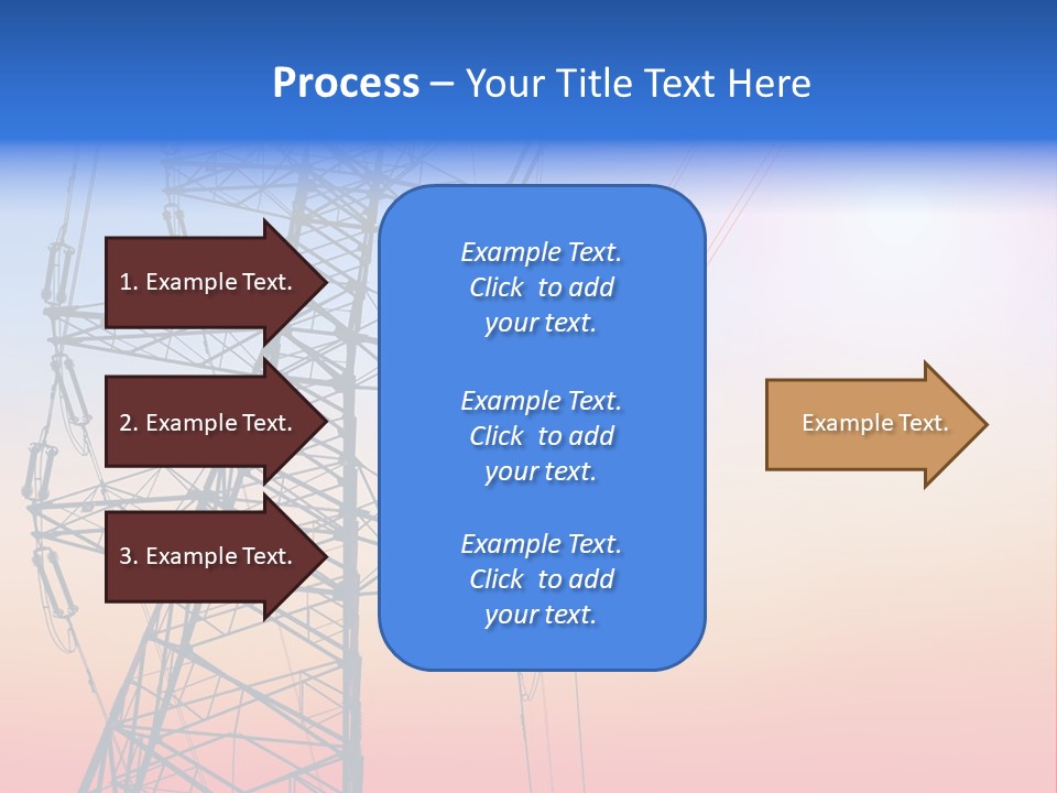 Transmission Voltage Station PowerPoint Template